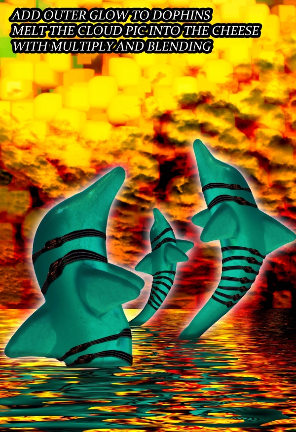 Creation of Cheese Worshiping Dolphins : Step 15
